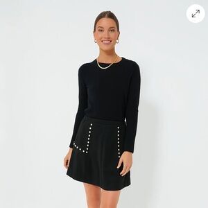 Tuckernuck Gold Stud Mod Mini Skirt